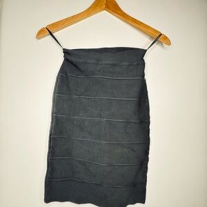 BCBGMaxAzria Black Pencil Bandage Skirt
